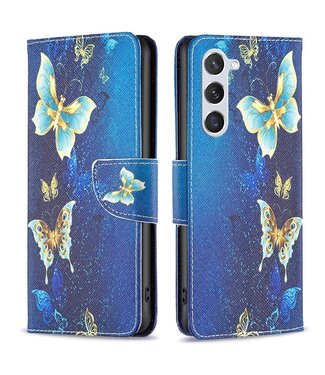 Binfen Color Vlinders Bookcase Hoesje Samsung Galaxy S23