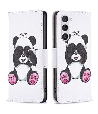 Binfen Color Panda Bookcase Hoesje Samsung Galaxy S23