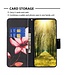 Binfen Color  Bloem Bookcase Hoesje voor de Samsung Galaxy S23