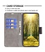 Binfen Color Grijs Bookcase Hoesje met Polsbandje voor de Samsung Galaxy S23