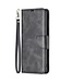 Binfen Color Zwart Bookcase Hoesje met Polsbandje voor de Samsung Galaxy S23