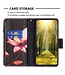 Binfen Color  Roze Bloem Bookcase Hoesje voor de Samsung Galaxy S23