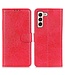 Rood Glad Bookcase Hoesje voor de Samsung Galaxy S23