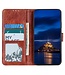 Bruin Glad Bookcase Hoesje voor de Samsung Galaxy S23