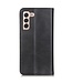 Zwart Glad Bookcase Hoesje voor de Samsung Galaxy S23