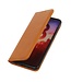 Bruin Glad Bookcase Hoesje voor de Samsung Galaxy S23