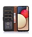 Khazneh Zwart / Rood Litchee Bookcase Hoesje voor de Samsung Galaxy S23