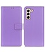 Paars Bookcase Hoesje voor de Samsung Galaxy S23