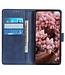 Blauw Mat Bookcase Hoesje voor de Samsung Galaxy S23
