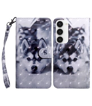 Husky Bookcase Hoesje Samsung Galaxy S23