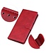 Rood Mat Bookcase Hoesje voor de Samsung Galaxy S23