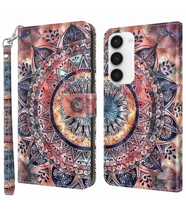 Mandala Bookcase Hoesje voor de Samsung Galaxy S23