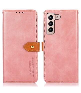 Khazneh Rosegoud Elegant Bookcase Hoesje Samsung Galaxy S23