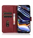Khazneh Rood Splitleer Bookcase Hoesje voor de Samsung Galaxy S23