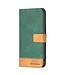 Binfen Color Groen / Bruin Bookcase Hoesje voor de Samsung Galaxy S23