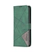 Binfen Color Groen / Grijs Design Bookcase Hoesje voor de Samsung Galaxy S23