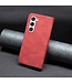 Binfen Color Rood Magnetisch Bookcase Hoesje voor de Samsung Galaxy S23