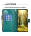 Binfen Color Groen Luxe Bookcase Hoesje voor de Samsung Galaxy S23
