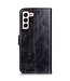 Zwart Glad Bookcase Hoesje voor de Samsung Galaxy S23