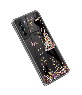 Bloemenmeisje TPU Hoesje Samsung Galaxy S23