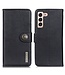 Khazneh Zwart Mat Bookcase Hoesje voor de Samsung Galaxy S23