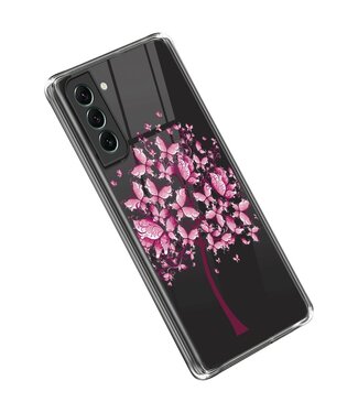 Roze boom TPU Hoesje Samsung Galaxy S23