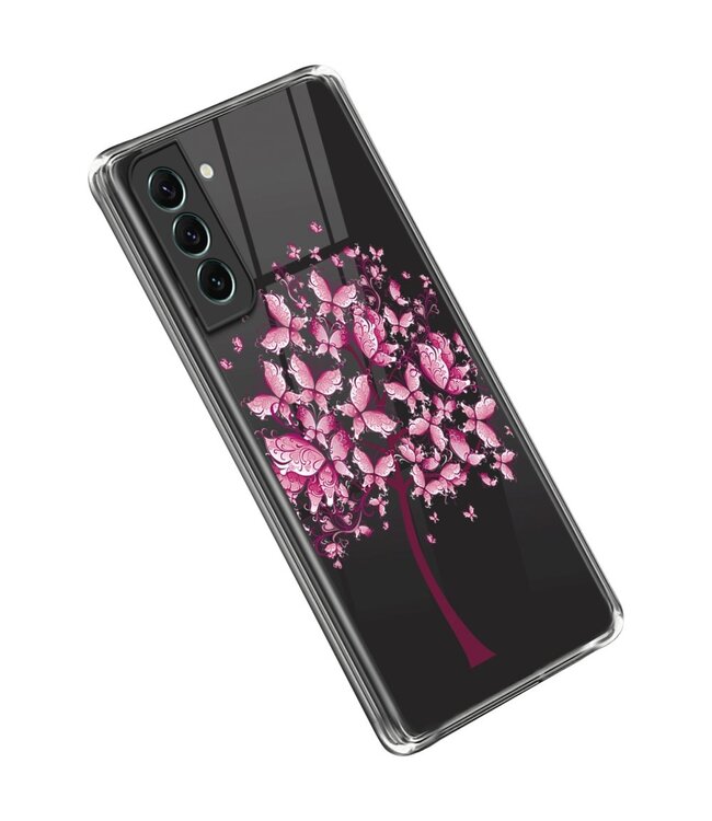 Roze boom TPU Hoesje voor de Samsung Galaxy S23