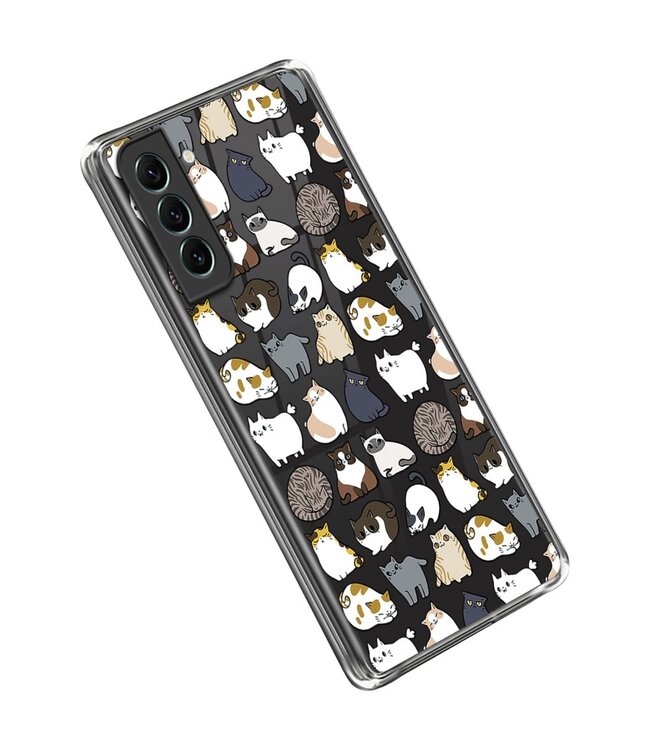 Katten TPU Hoesje voor de Samsung Galaxy S23