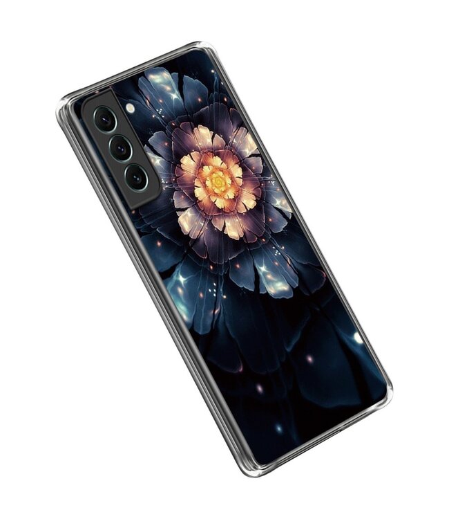 Kleurrijke Bloem TPU Hoesje voor de Samsung Galaxy S23