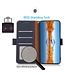 Khazneh Blauw Echt Leder Bookcase Hoesje voor de Samsung Galaxy S23