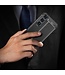 Zwart Faux Leren Coating TPU Hoesje voor de Samsung Galaxy S23