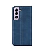 Blauw Skin-touch Bookcase Hoesje voor de Samsung Galaxy S23