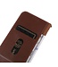 Khazneh Bruin Echt Leder Bookcase Hoesje voor de Samsung Galaxy S23