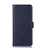 Blauw Echt Leder Bookcase Hoesje voor de Samsung Galaxy S23