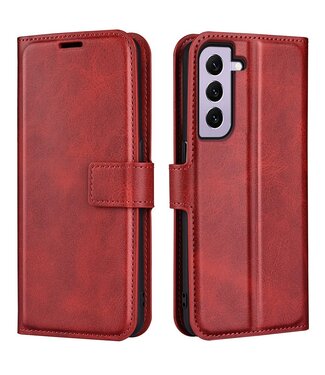 Rood Glad Bookcase Hoesje Samsung Galaxy S23