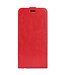 Rood Glad Flipcase Hoesje voor de Samsung Galaxy S23