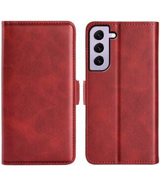 Rood Glad Bookcase Hoesje Samsung Galaxy S23