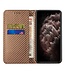 Bruin Carbon Textuur Bookcase Hoesje voor de Samsung Galaxy S23