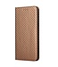 Bruin Carbon Textuur Bookcase Hoesje voor de Samsung Galaxy S23