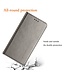 Grijs Carbon Textuur Bookcase Hoesje voor de Samsung Galaxy S23