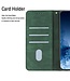 Groen Bloemen Bookcase Hoesje voor de Samsung Galaxy S23