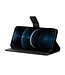 Zwart Lijndesign Bookcase Hoesje voor de Samsung Galaxy S23