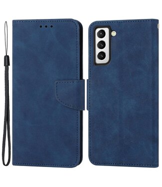 Blauw Stijlvol Bookcase Hoesje Samsung Galaxy S23