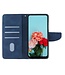Blauw Stijlvol Bookcase Hoesje voor de Samsung Galaxy S23