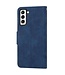 Blauw Stijlvol Bookcase Hoesje voor de Samsung Galaxy S23