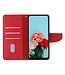 Rood Stijlvol Bookcase Hoesje voor de Samsung Galaxy S23