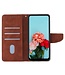Bruin Stijlvol Bookcase Hoesje voor de Samsung Galaxy S23