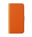 Oranje Litchee Bookcase Hoesje voor de Samsung Galaxy S23