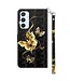 Gouden vlinder - portemonnee hoesje met polsbandje voor de Samsung Galaxy A54 5G