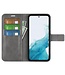 Grijs - faux leder portemonnee hoesje voor de Samsung Galaxy A54 5G